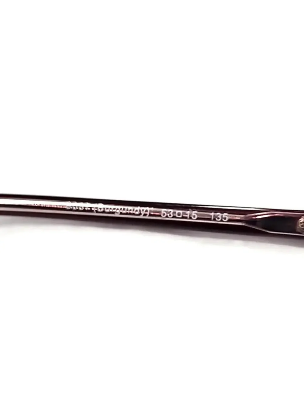 Coach HC5005 Sande 9037 Burgundy Metal Rectangle Eyeglasses 53-15 135 New - Picture 8 of 8